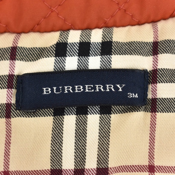 BURBERRY Rust & Nova Check Quilted Car Coat/Jacket - Picture 7 of 7
